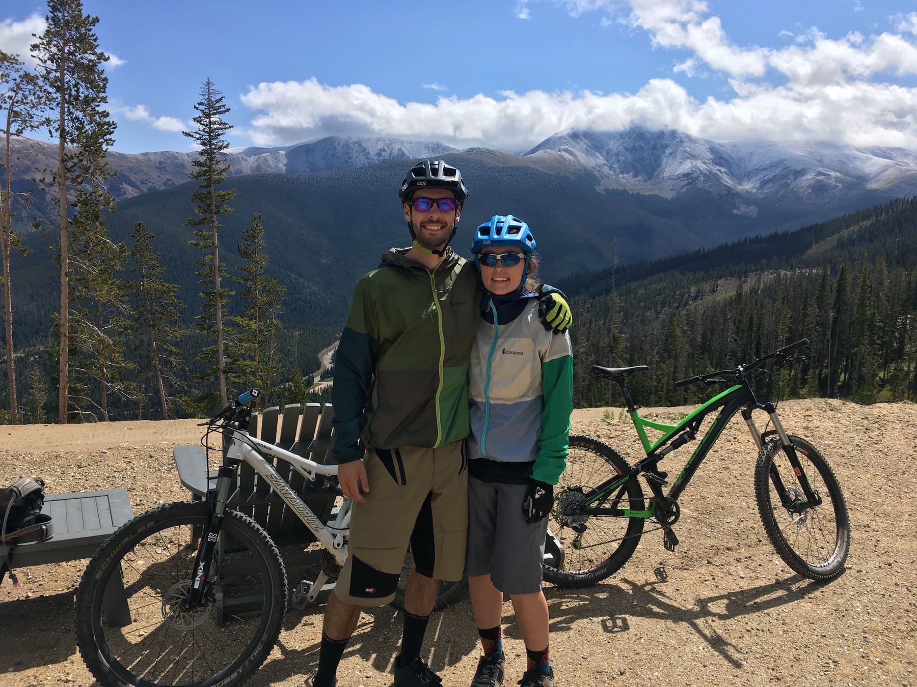 mountain biking in vans