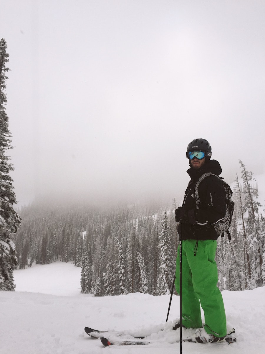 connor skiing & snowboarding elopement videographer monarch colorado