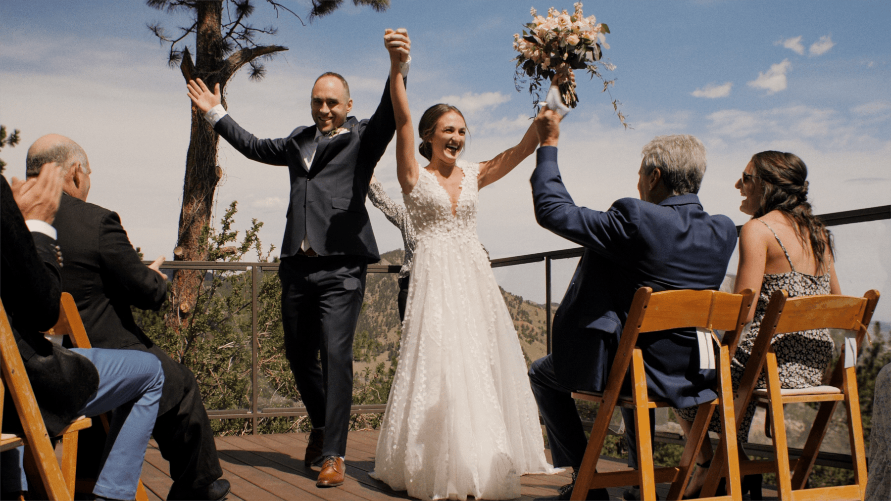 boulder colorado intimate wedding at Flagstaff House Acts of Adventure colorado elopement videographer
