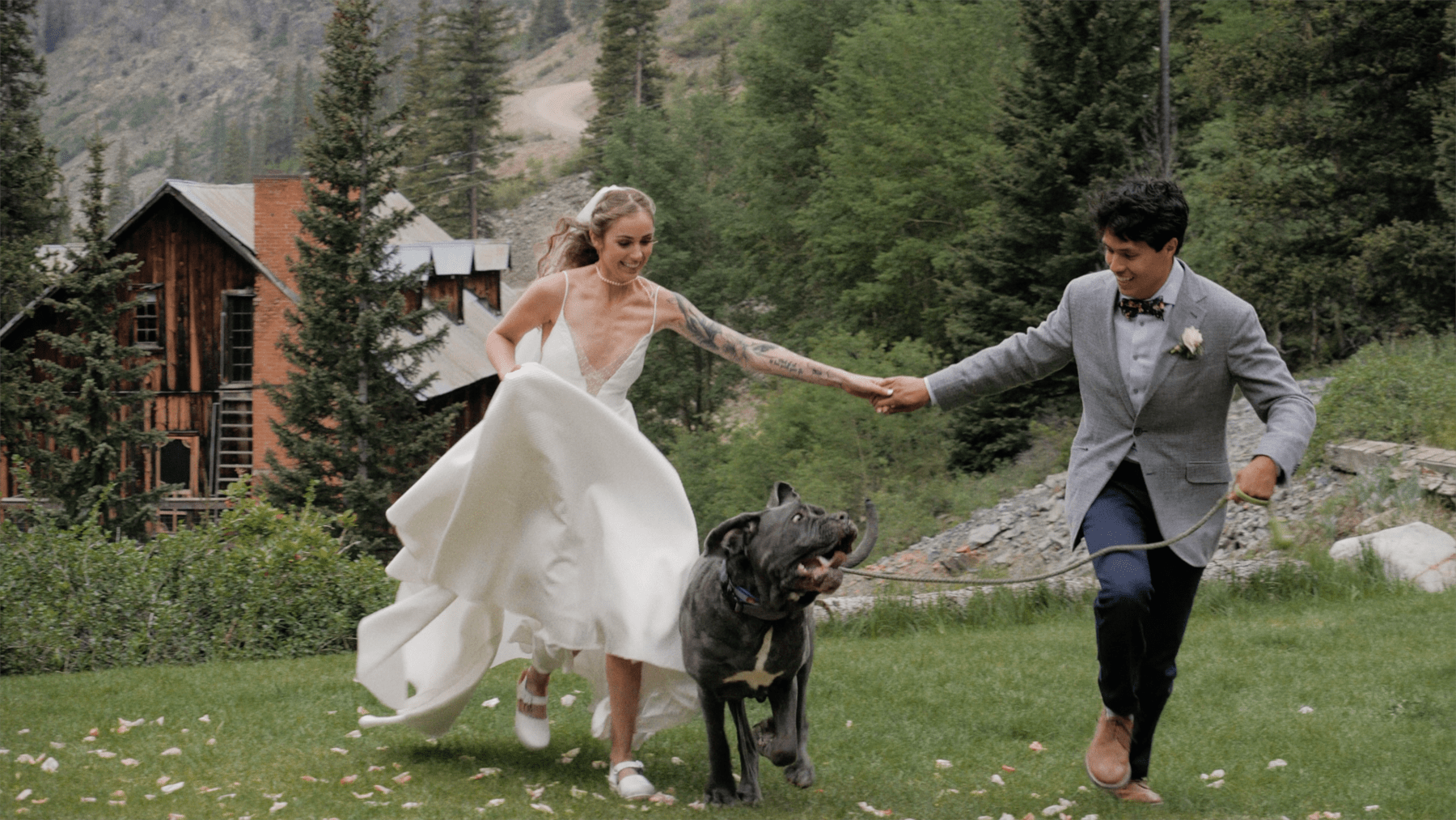colorado mountain wedding video kelly nick eureka lodge silverton wedding