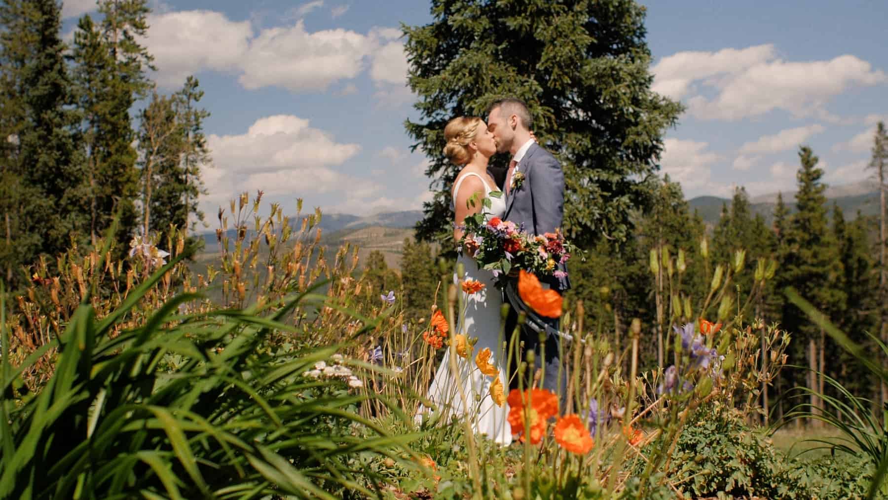 breckenridge wedding video at tenmile station colorado mountain wedding